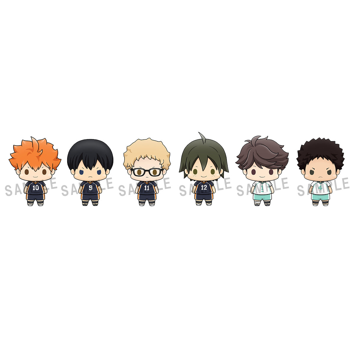 Megahouse Chokorin Mascot Haikyuu Vol.1, Complete set of 6 | 4535123834028