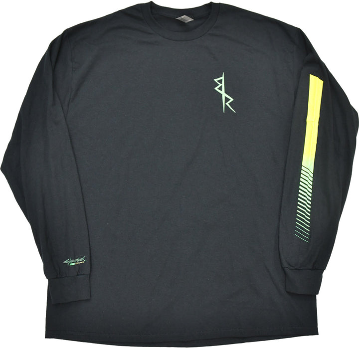 Cyberpunk: Edgerunners Series David's Backbone Cyberware Black M Long T-Shirt | 4580590165328