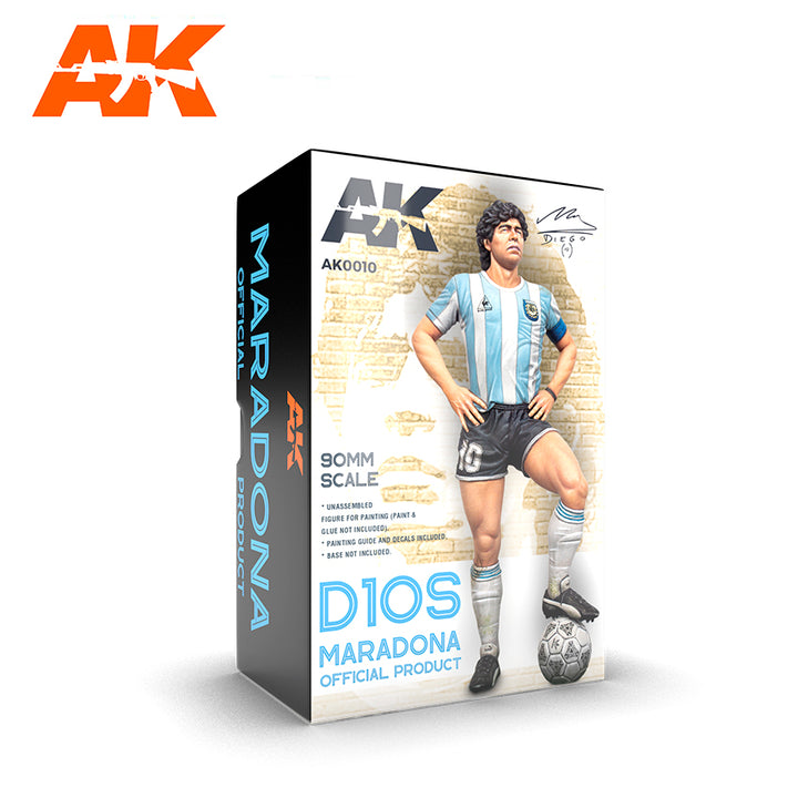 AK Interactive Maradona Resin Figure. 90mm Scale | 8435568326231
