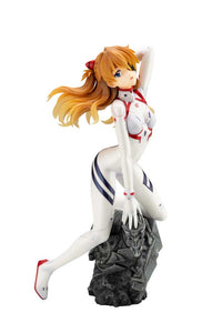 Kotobukiya 1/6 Evangelion:3.0+1.0 Thrice Upon A Time Series Asuka Shikinami Langley White Plugsuit Ver., Pre-Painted PVC Statue | 190526038929