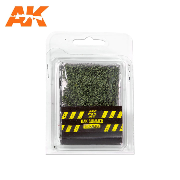 AK Interactive Oak Summer Leaves - 28mm 1/72 (Bag 7 grams) | 8435568309470