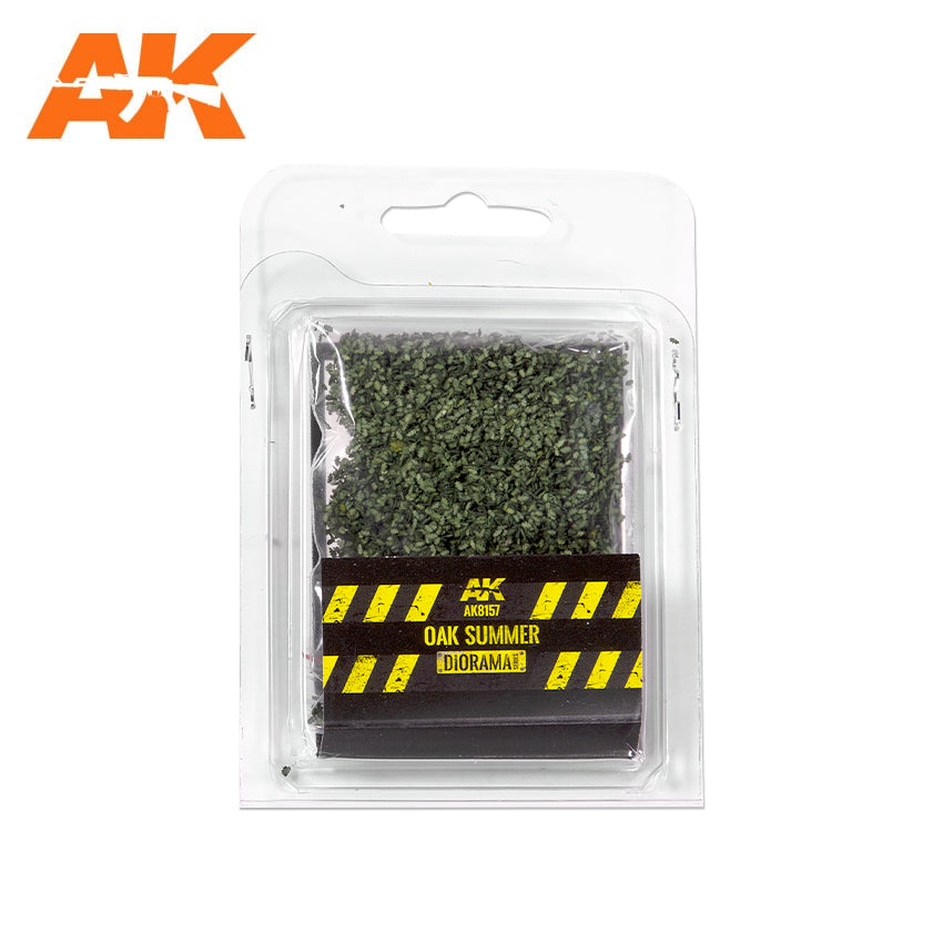 AK Interactive Oak Summer Leaves - 28mm 1/72 (Bag 7 grams) | 8435568309470