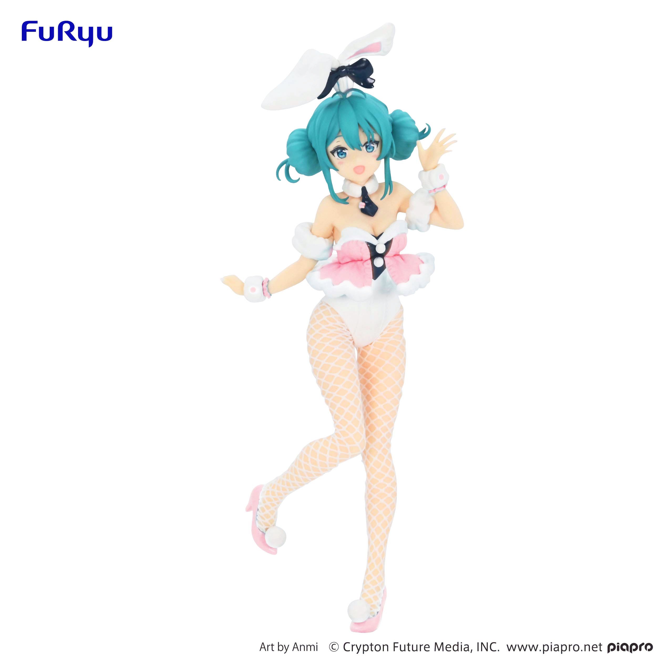 Good Smile Company Hatsune Miku Series BiCute Bunnies Hatsune Miku White Rabbit Baby Pink Ver. Figure