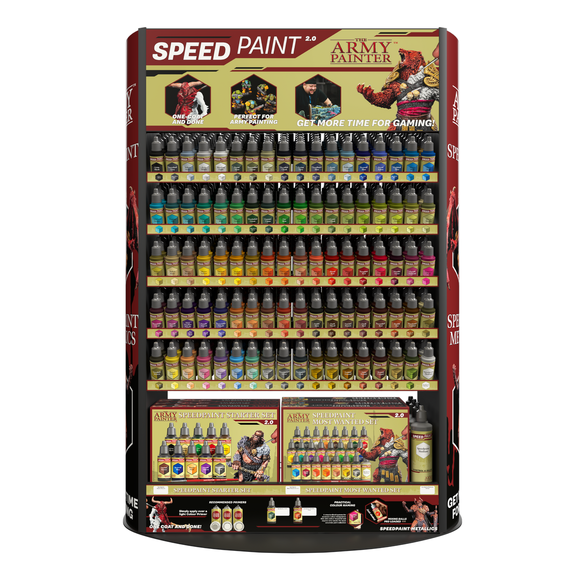Army Painter TAP Speedpaint Rack (5713799880009) | P-Rex Hobby