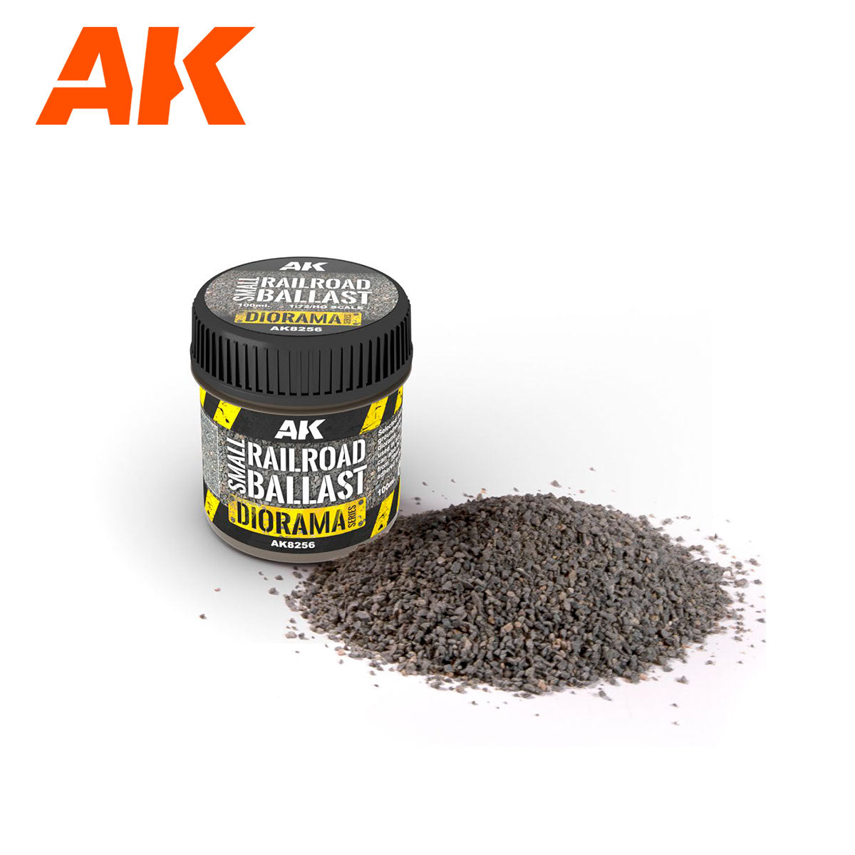 AK 1/72 Small Railroad Ballast | 8435568334229