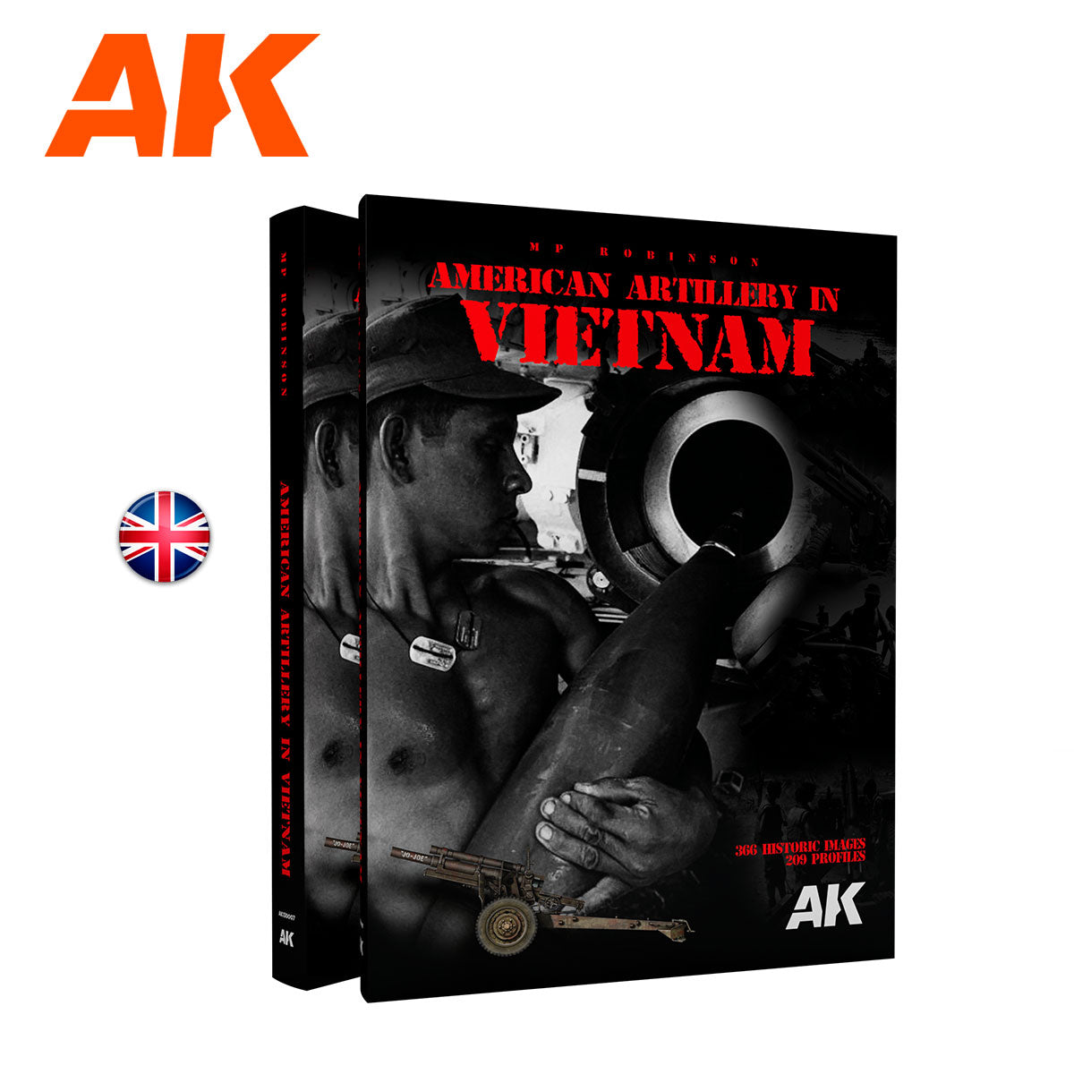 AK Interactive American Artillery in Vietnam vol.2 (English) | 8435568334328