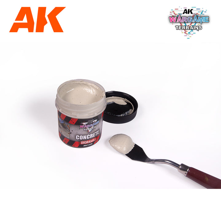 AK Interactive Wargame Battle Ground Terrains Concrete - 100ml (Acrylic) | 8435568331037