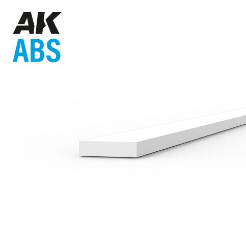 AK Interactive ABS Strip - 0.50 x 2.00 x 350mm x 10 units | 8435568329188