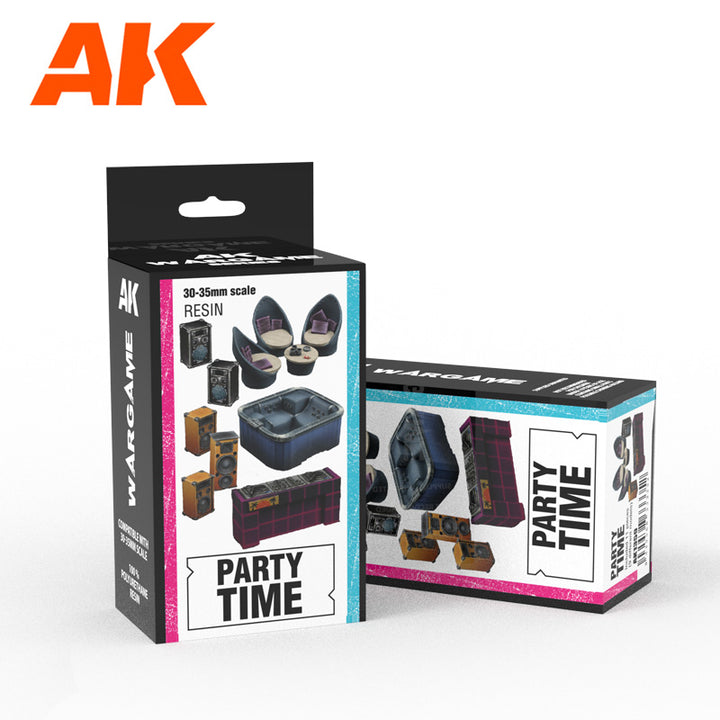 AK Interactive Party Time Wargame Set 100% Polyurethane Resin Compatible With 30-35MM Scale | 8435568333352
