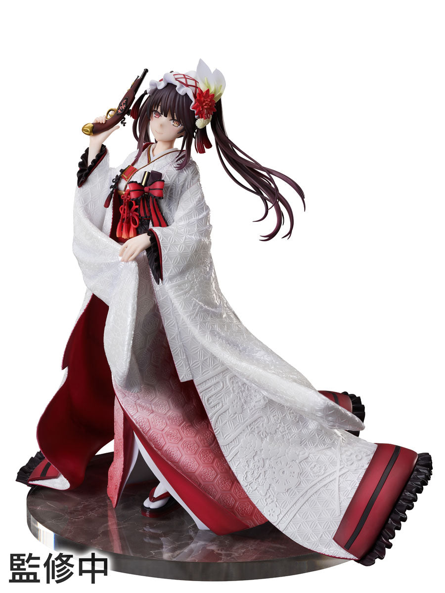 Date A Live W Series Kurumi Tokisaki Shiromuku 1/7 Scale Figure | 4589584957697