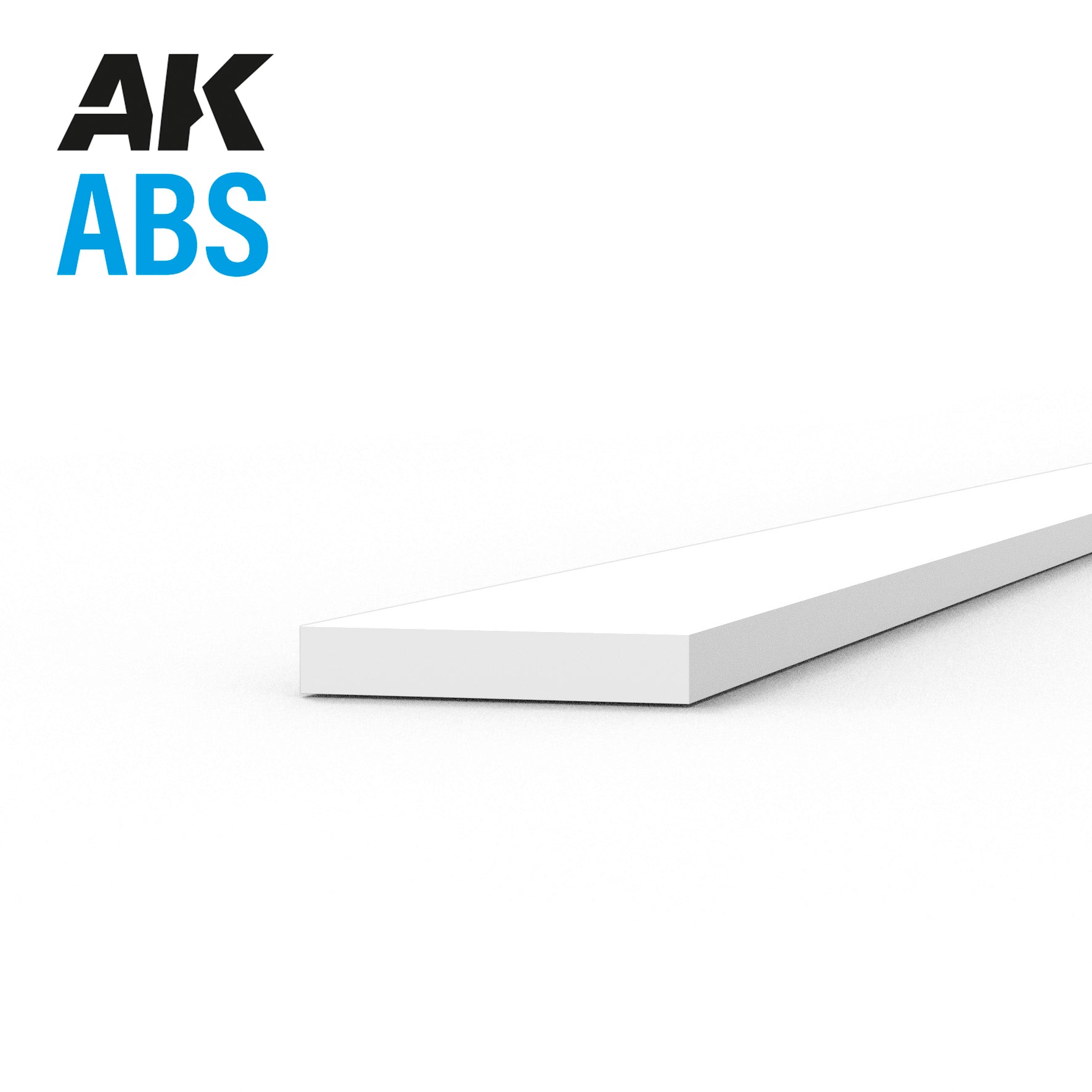 AK Interactive ABS Strip - 0.50 x 3.00 x 350mm x 10 units | 8435568329195