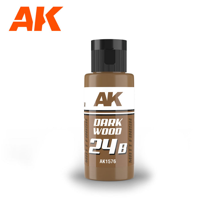 AK Interactive Dual Exo 24B - Dark Wood 60ml | 8435568331662
