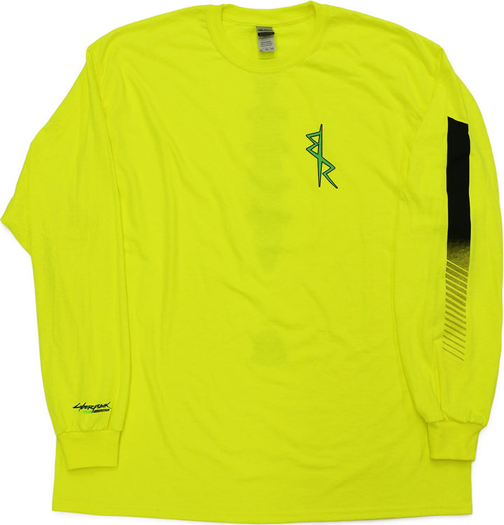 Cyberpunk: Edgerunners Series David's Backbone Cyberware Yellow XL Long T-Shirt | 4580590165373