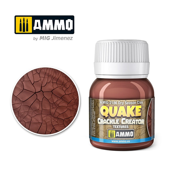Ammo Mig Quake Crackle Creator Textures - Dry Season Clay | 8432074021865
