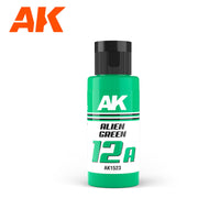 AK Interactive Dual Exo 12A - Alien Green 60ml | 8435568327559