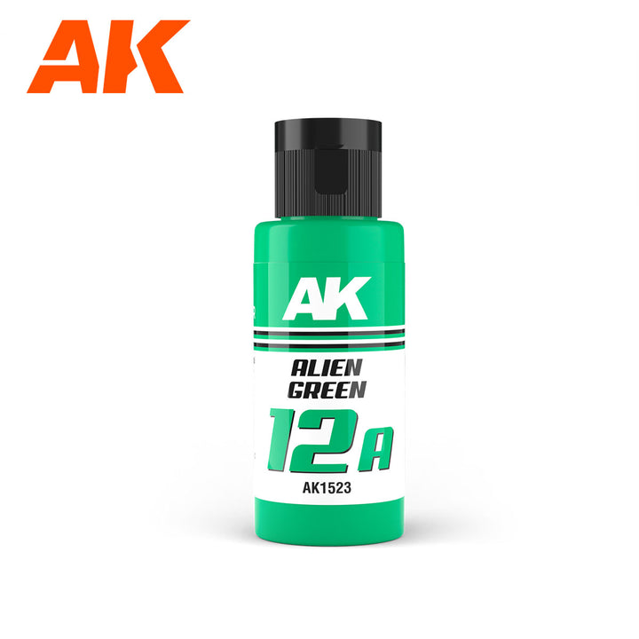 AK Interactive Dual Exo 12A - Alien Green 60ml | 8435568327559