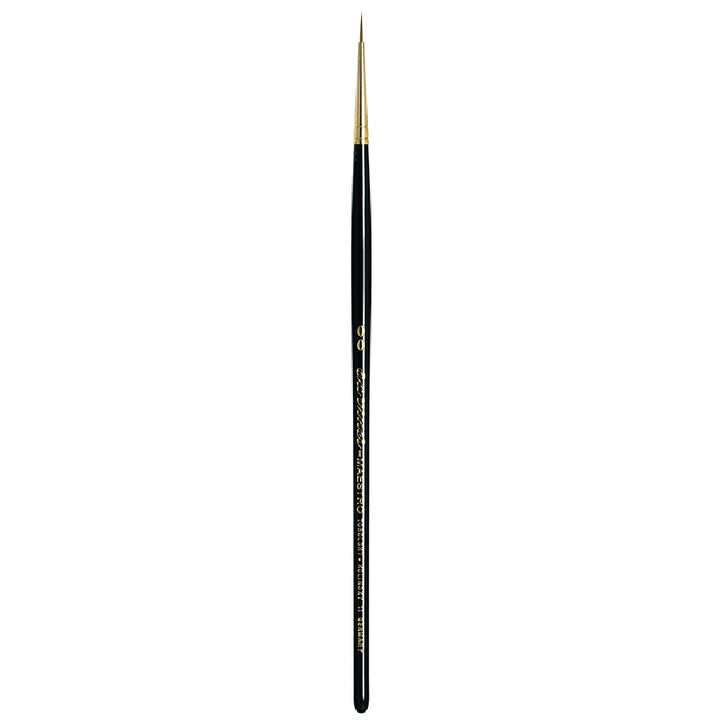 Da Vinci Watercolor Series 11 Maestro Kolinsky Sable Brush - Full Belly Round, Short Handle, Size 2/0 | 4017505001063