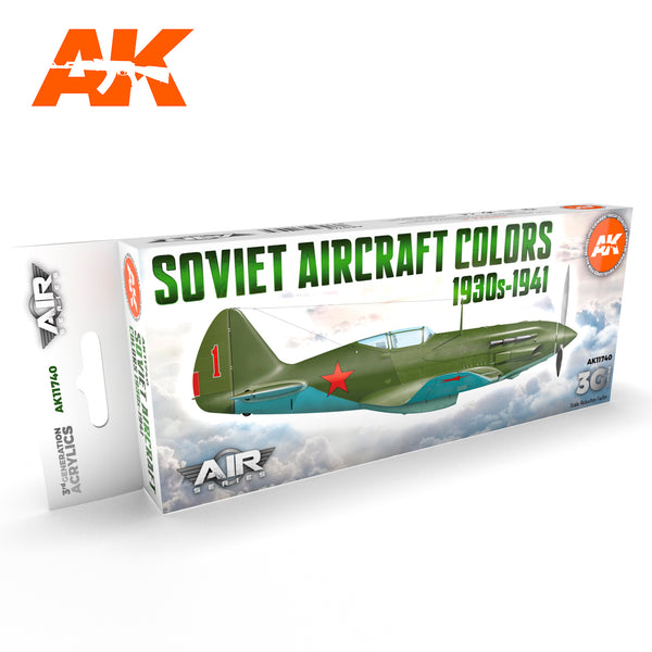 AK Interactive 3G Air - Soviet Aircraft Colors 1930s-1941 SET