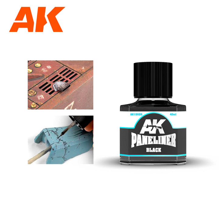 AK Interactive Black Paneliner | 8435568306011