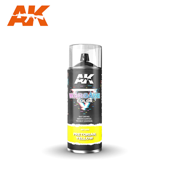 AK Interactive Wargame Pretorian Yellow Spray 400ml | 8435568313774
