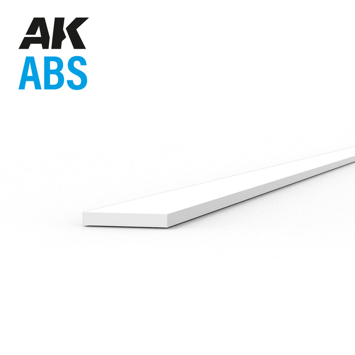 AK Interactive ABS Strip - 0.25 x 2.00 x 350mm x 10 units | 8435568329126
