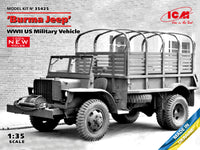 ICM 1/35 Burma Jeep', WWII US Military Vehicle (100% new molds) | 4823044409587