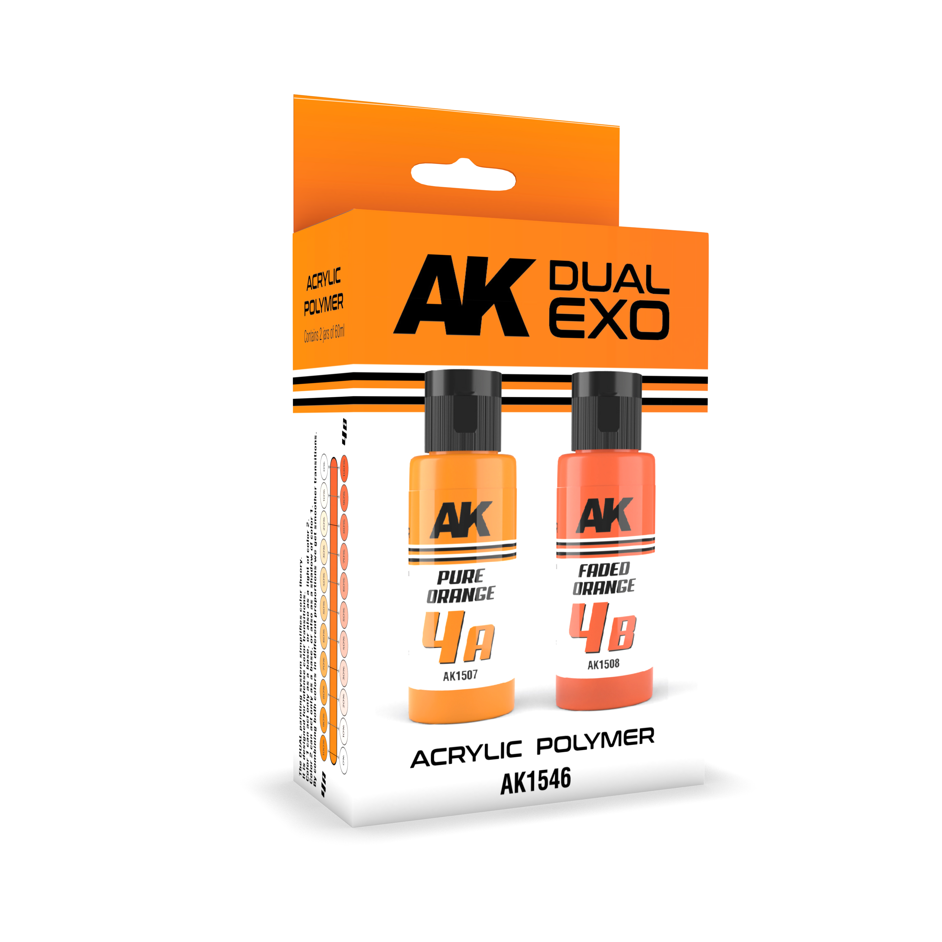 Ak Interactive Pure Orange & Faded Orange Dual Exo Paint Set | 8435568327801