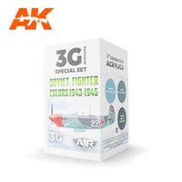 AK Interactive 3G Air - Soviet Fighter Colors 1943-1945 SET | 8435568314498