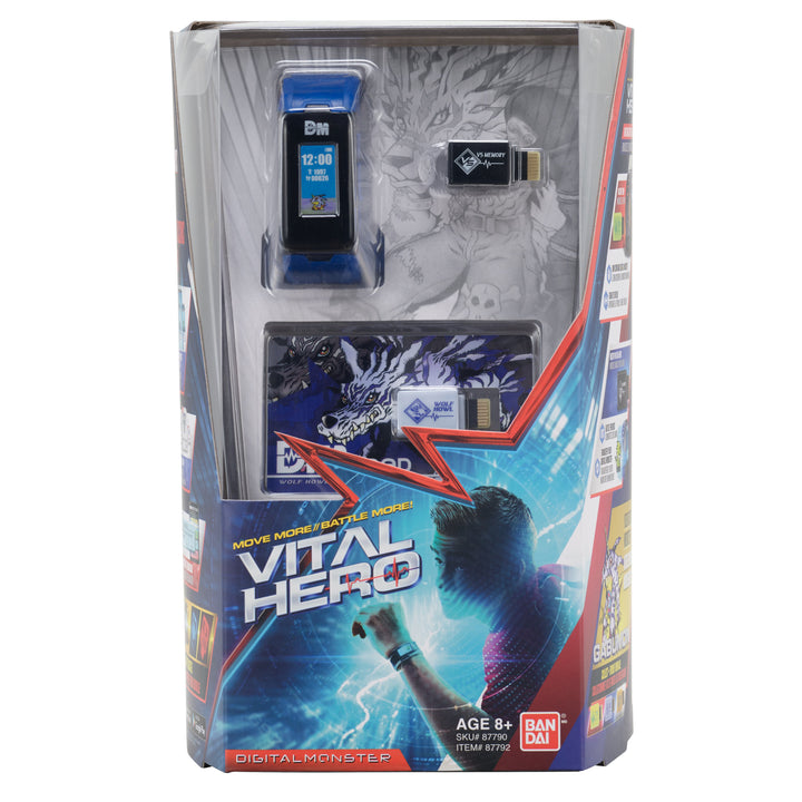 Bandai X Vital Hero Digimon - Blue Wearable Gamified Band | 045557877927