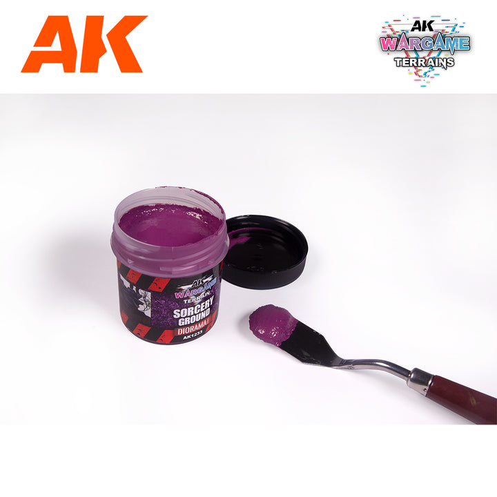 AK Interactive Wargame Battle Ground Terrains Sorcery Ground - 100ml (Acrylic) | 8435568331235