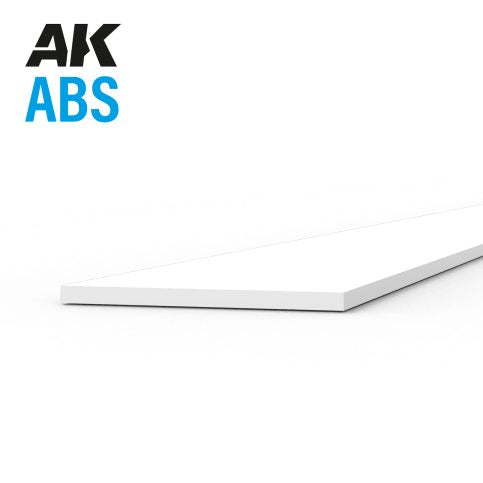 AK Interactive ABS Strip - 0.25 x 5.00 x 350mm x 10 units | 8435568329157
