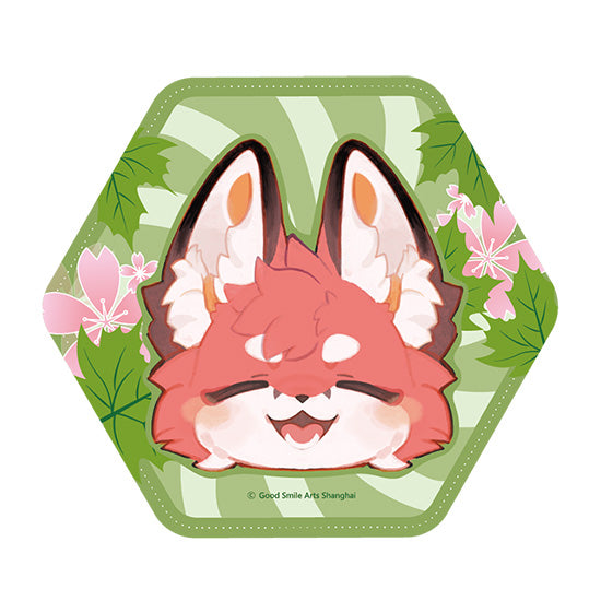 GoodSmile Moment Fluffy Land Series Smiling Pinback Button | 4580590182356