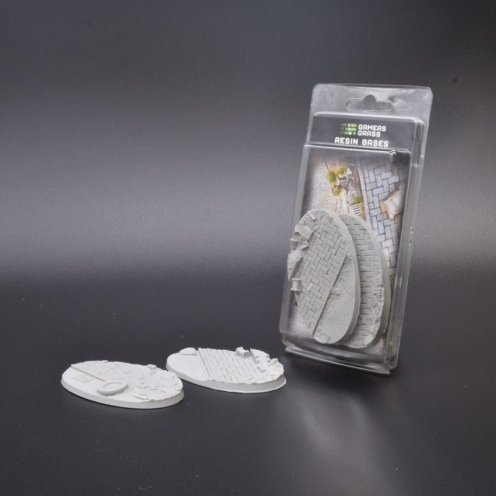 Gamers Grass Resin Bases - Urban Warfare - Oval 90mm (x2) | 738956789785