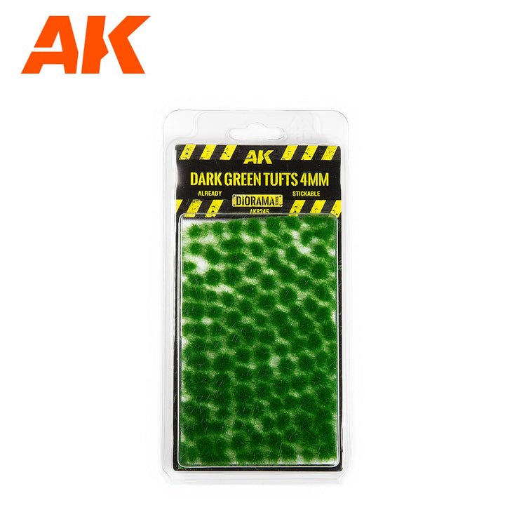 AK Interactive Dark Green Tufts 4mm | 8435568332928