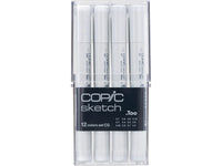 Copic Sketch Marker 12Pc Cool Gray Set | 4511338063125