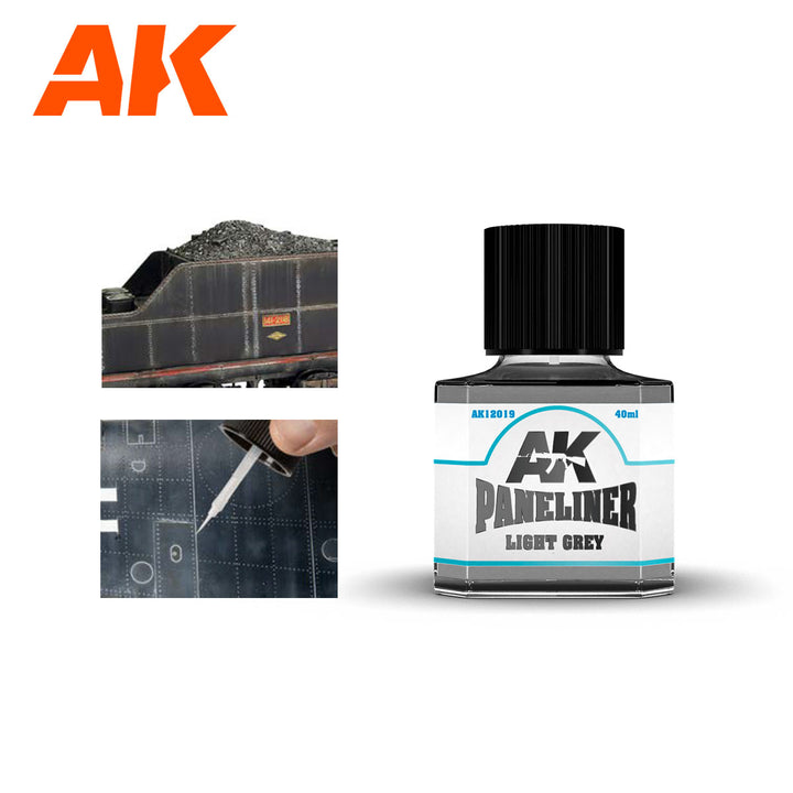 AK Interactive Light Grey Paneliner | 8435568306004