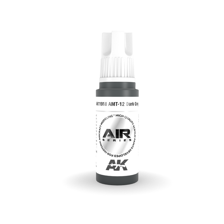 AK Interactive 3G Air - AMT-12 Dark Grey | 8435568315822