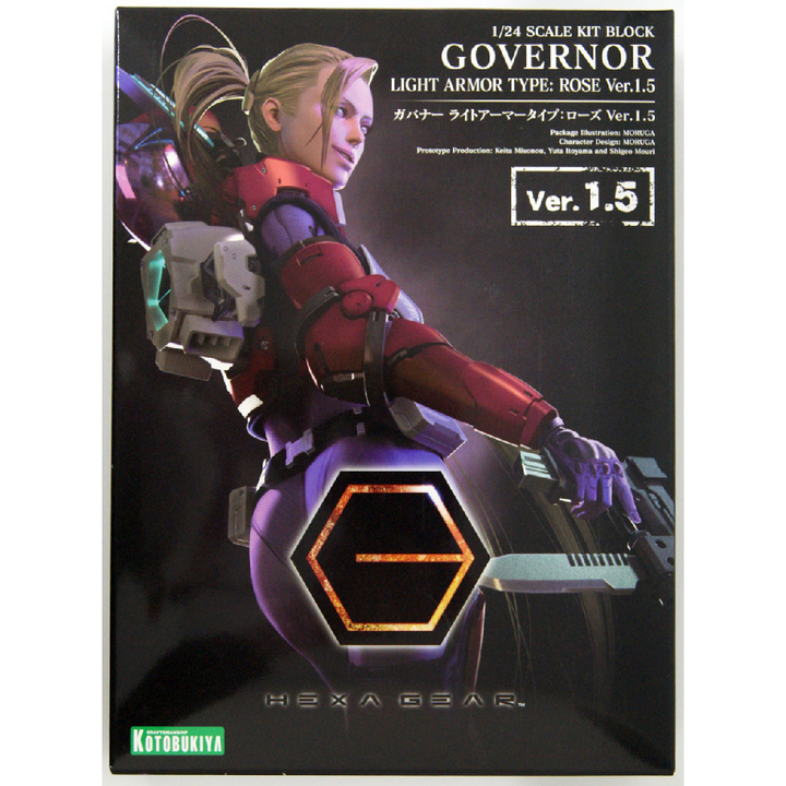 Kotobukiya 1/24 Governor Light Armor Type: Rose Ver.1.5, Hexa Gear Series | 190526027992