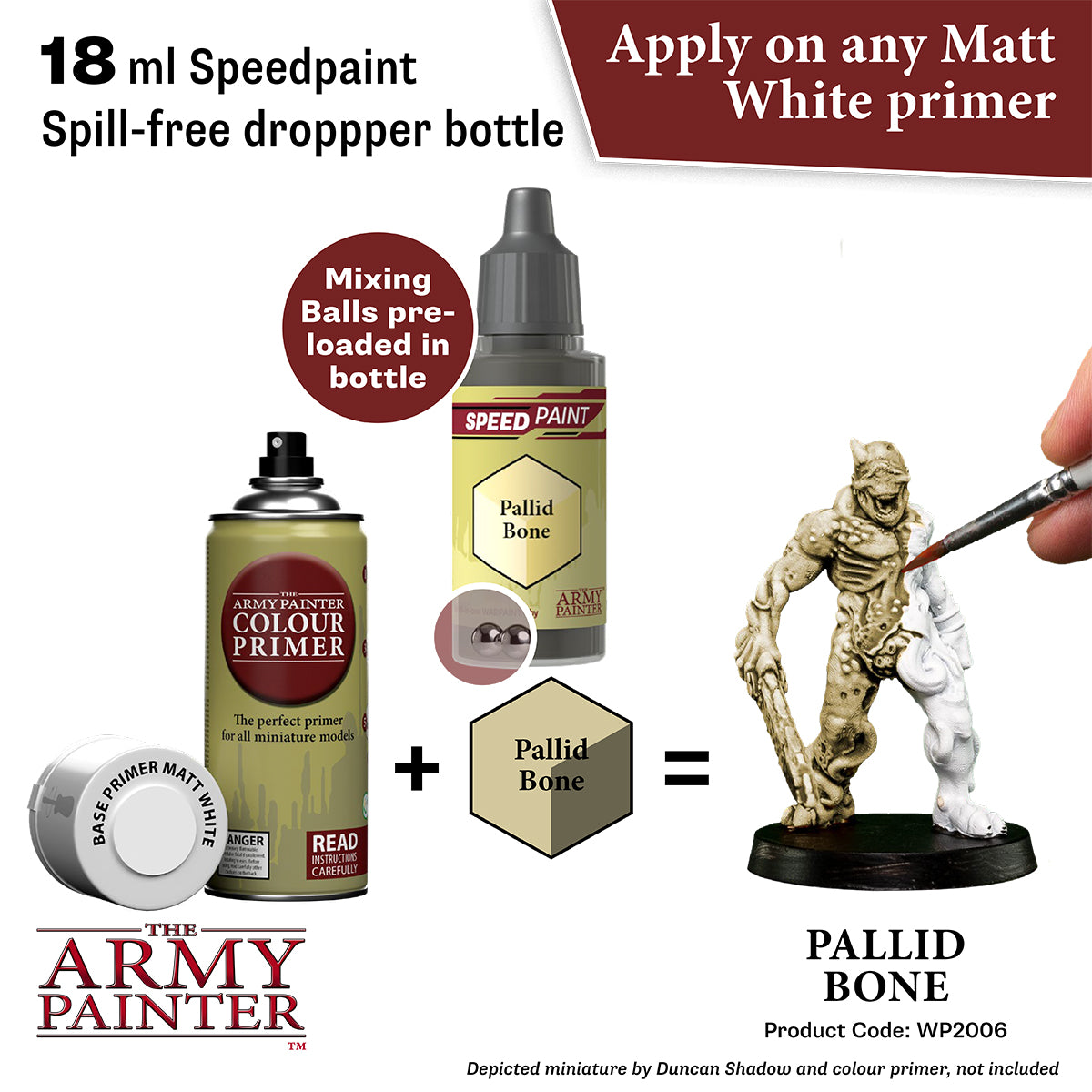 Army Painter Speedpaint: Pallid Bone | 5713799200685