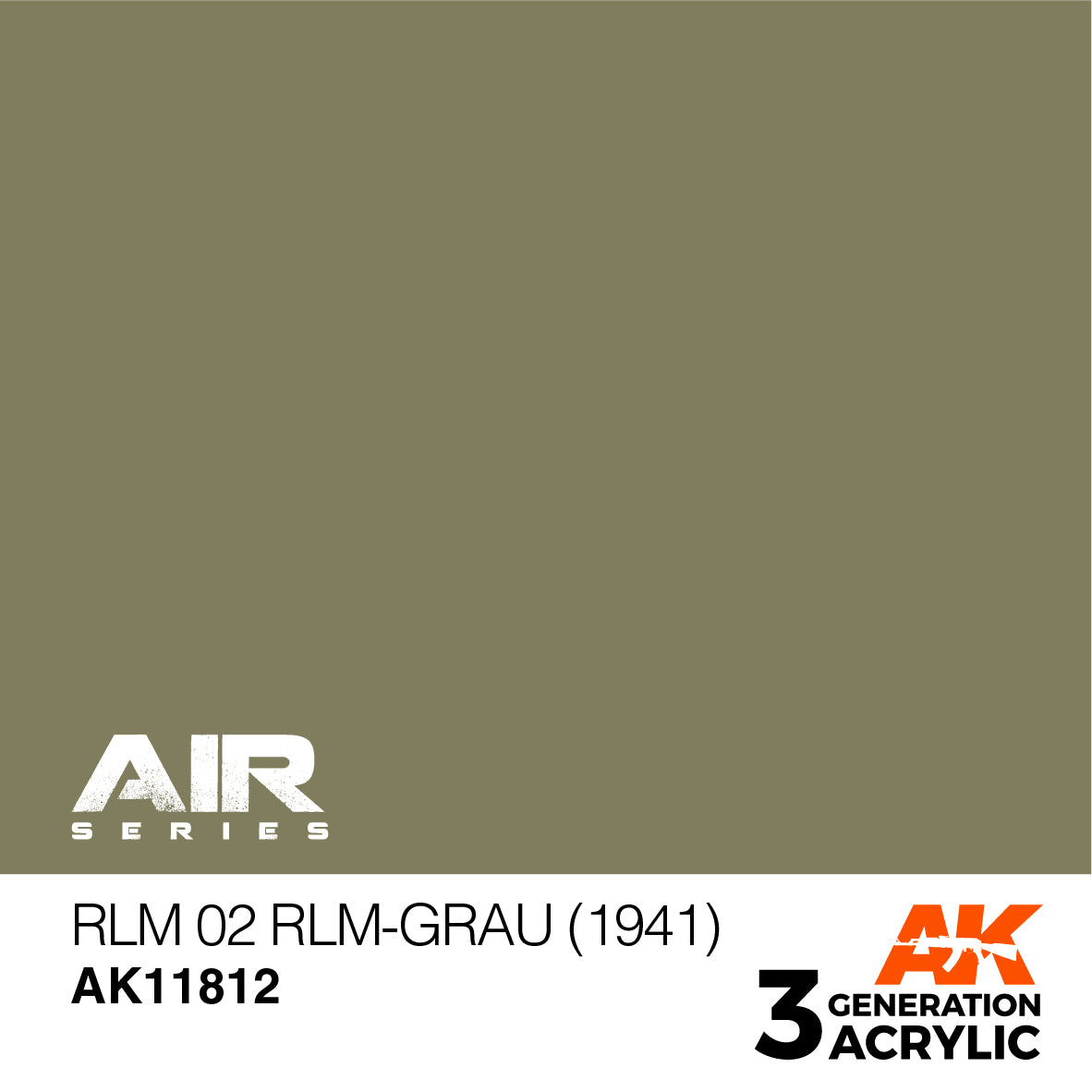 AK Interactive 3G Air - RLM 02 RLM-Grau (1941) | 8435568314764
