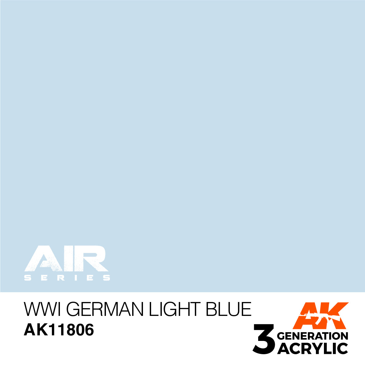 AK Interactive 3G Air - WWI German Light Blue | 8435568314702