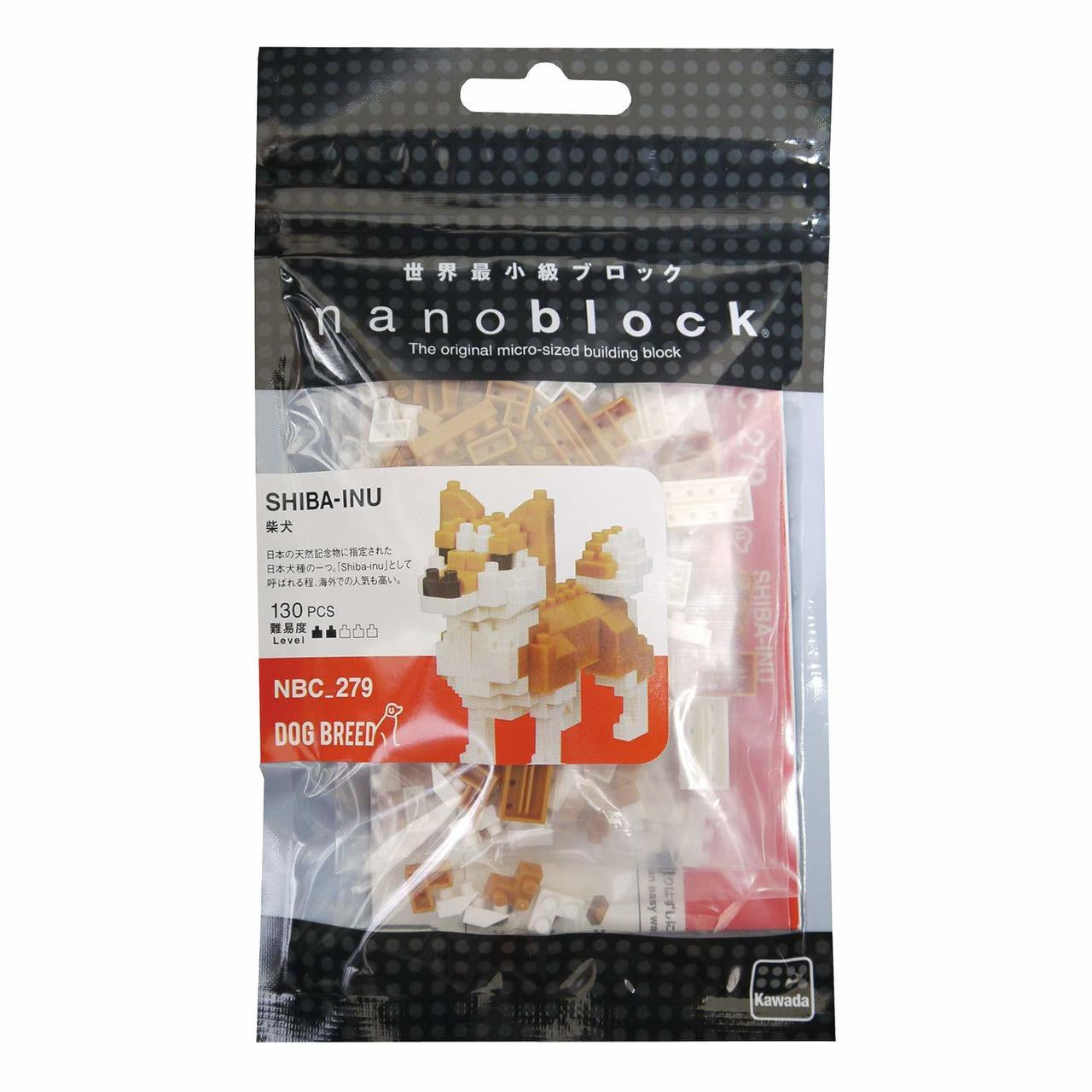 Nanoblock Collection Series Dog Breed (Shiba-Inu) "Dogs" | 4972825211793