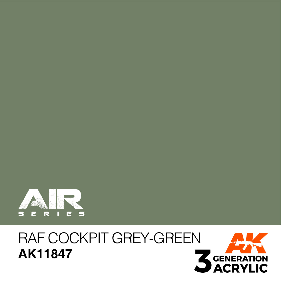 AK Interactive 3G Air - RAF Cockpit Grey-Green | 8435568315112