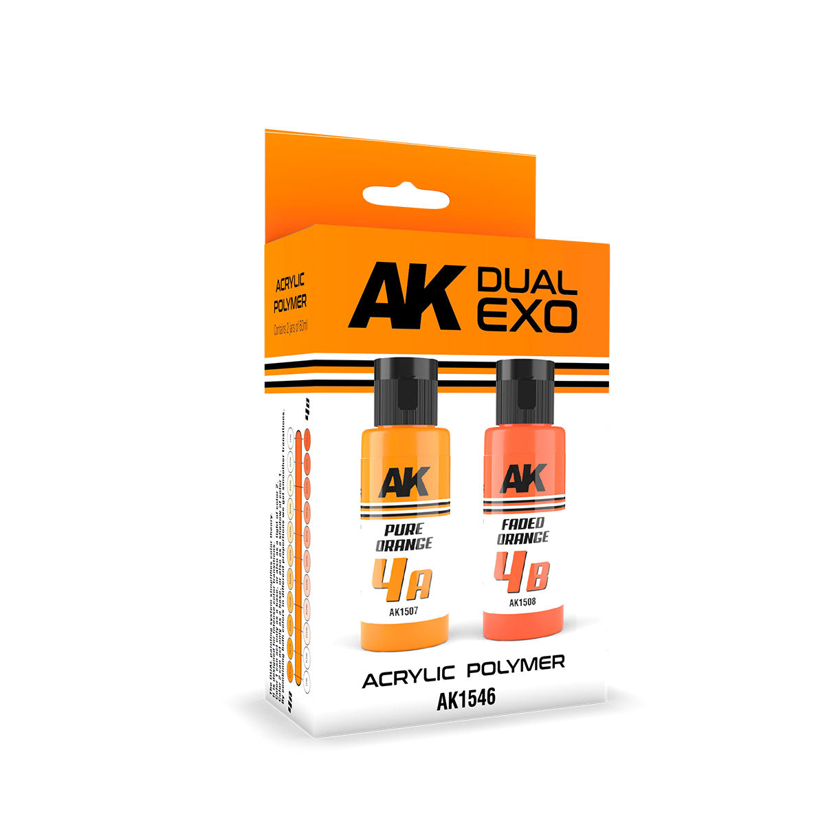Ak Interactive Pure Orange & Faded Orange Dual Exo Paint Set | 8435568327801