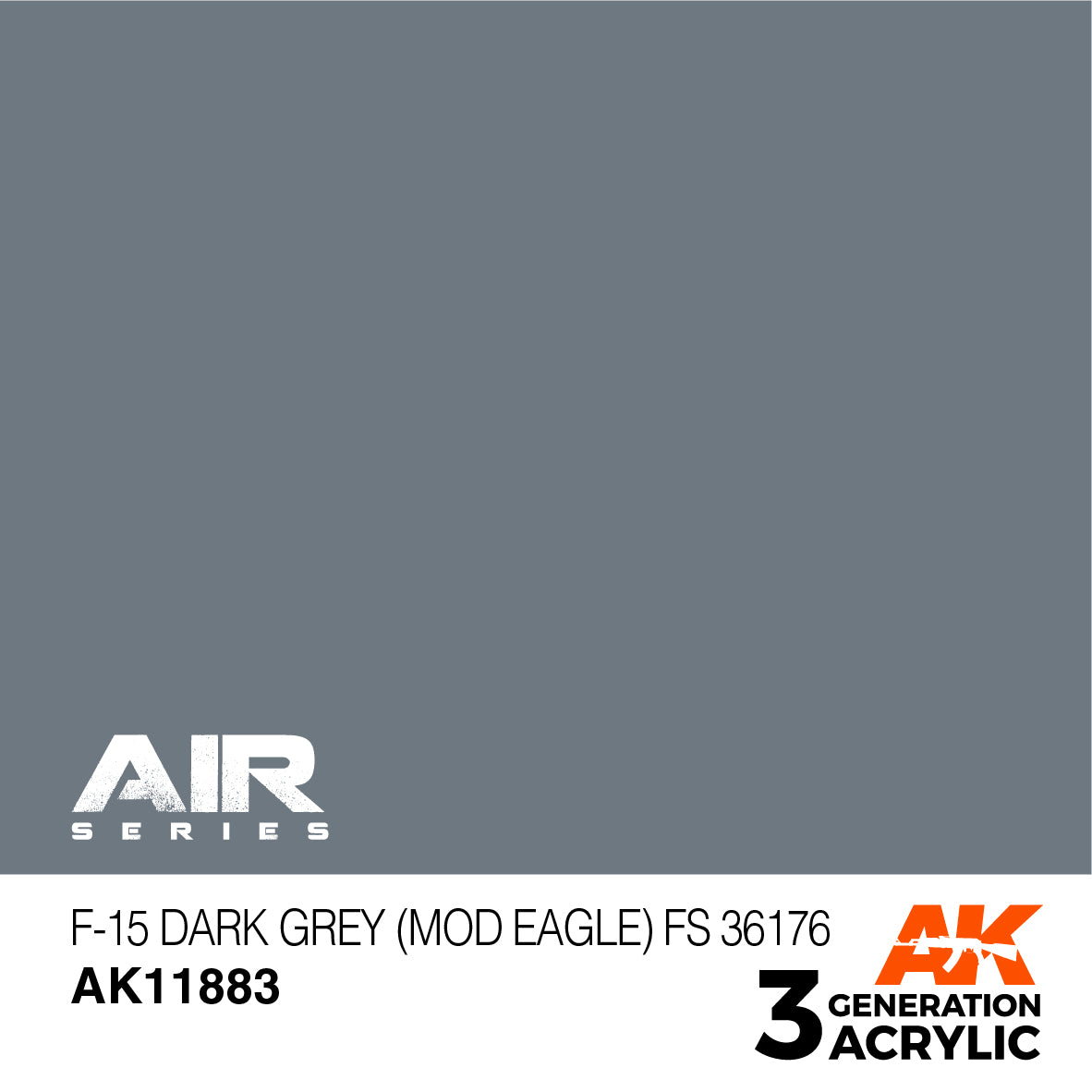 AK Interactive 3G Air - F-15 Dark Grey (Mod Eagle) FS 36176 | 8435568315471