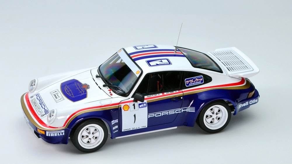 Platz Nunu 1/24 Racing Series: Porsche 911 SC RS '84 Oman Rally Winner | 4545782069426