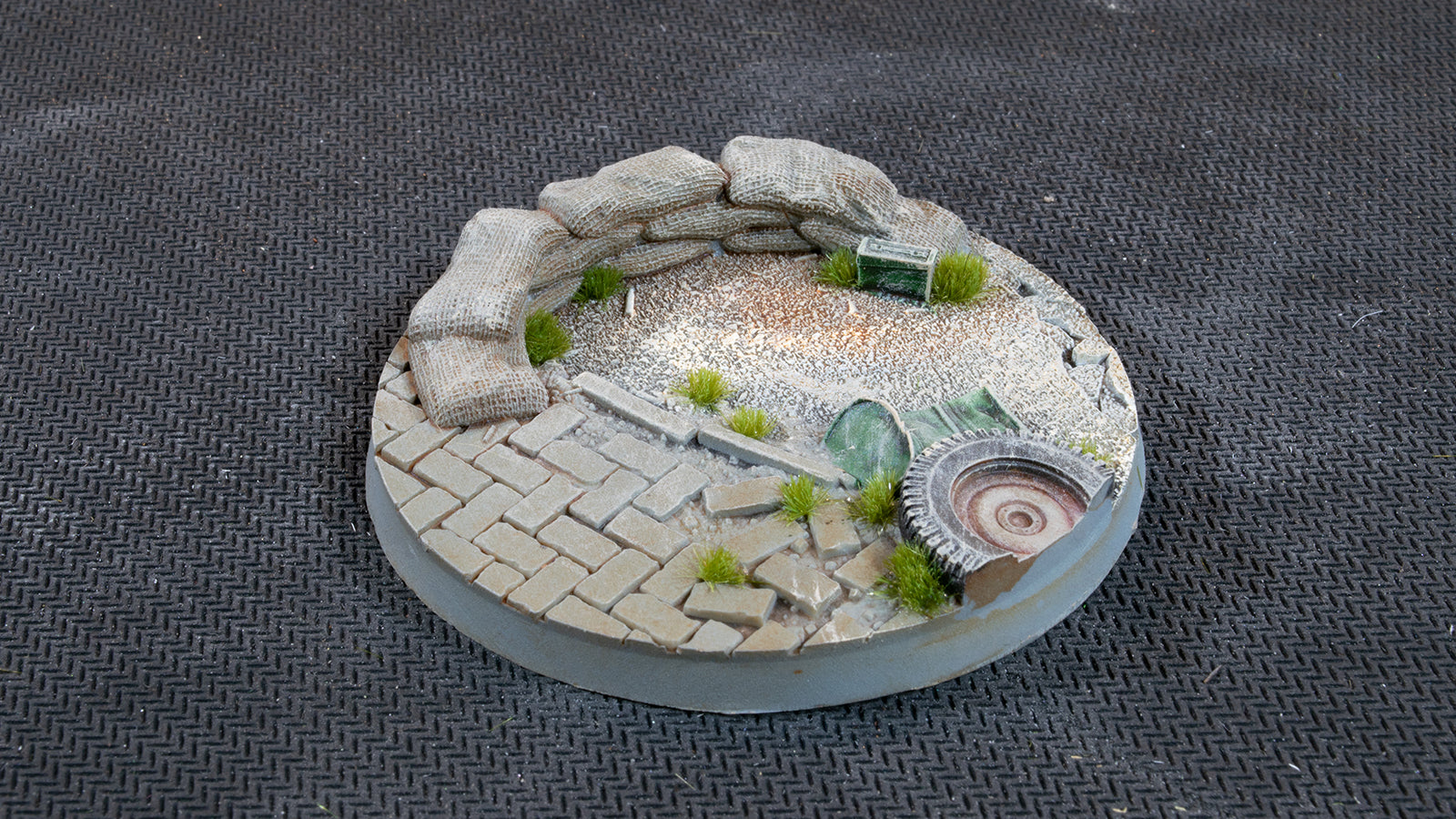 Gamers Grass Battle Ready Bases - Urban Warfare - Round 60mm (x2) | 738956789389