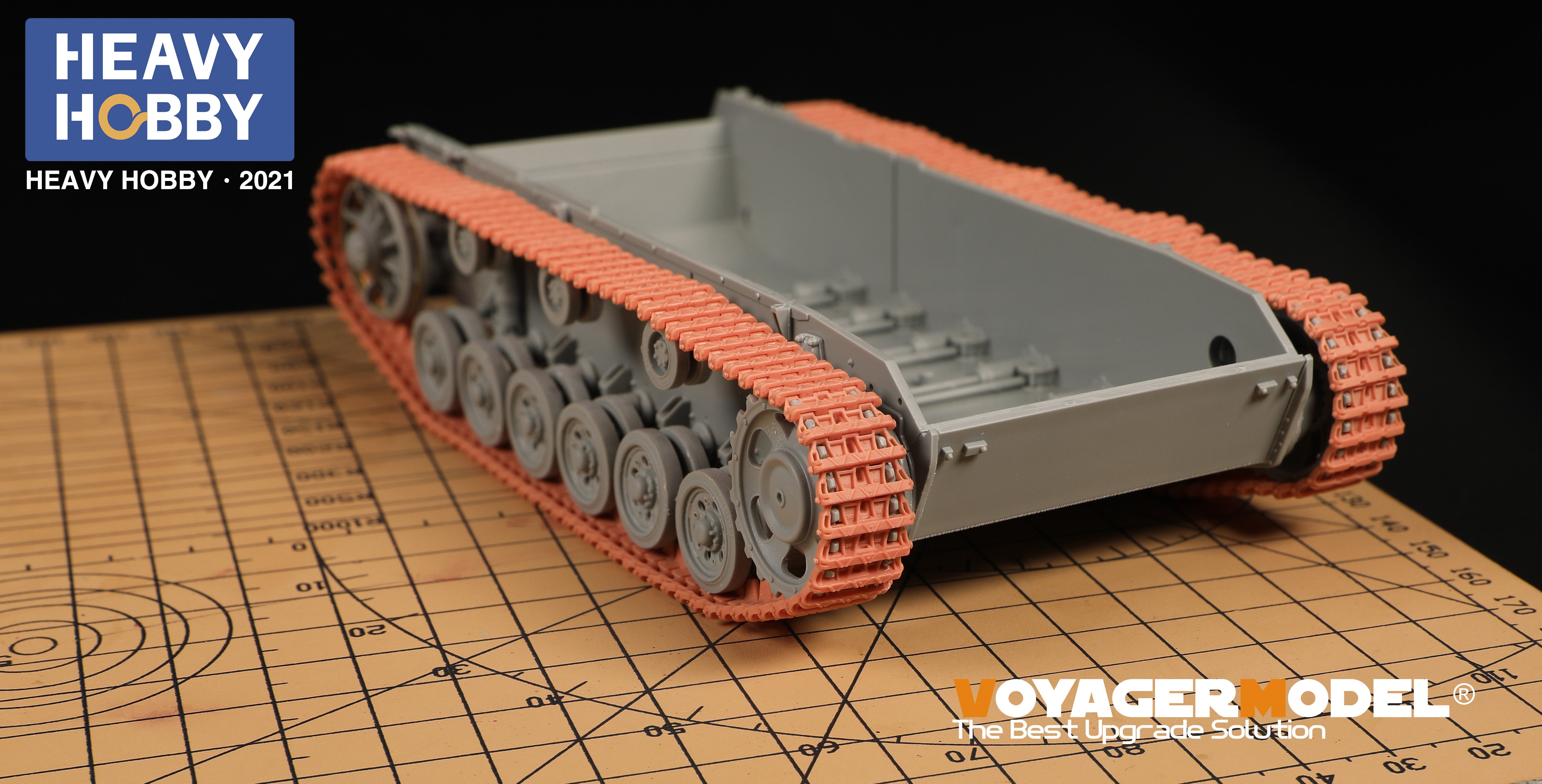Heavy Hobby 1/35 WWII German Panzer III/IV 40cm Normal Track Middle Pattern C | 6973146480279