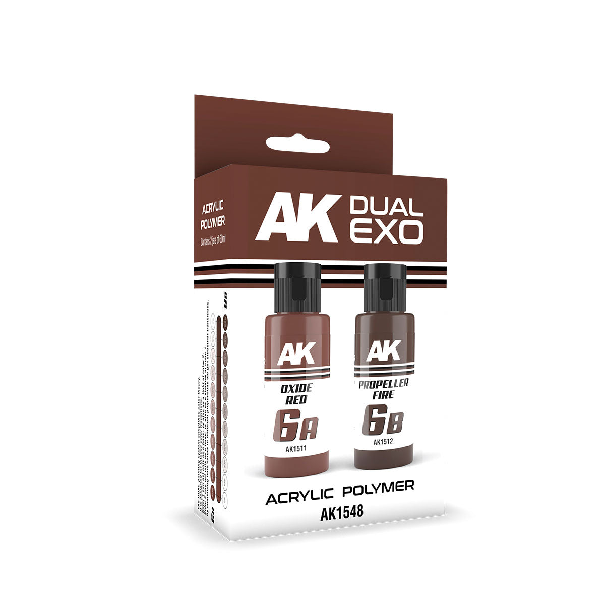 Ak Interactive Oxide Red & Propeller Fire Dual Exo Paint Set | 8435568327825