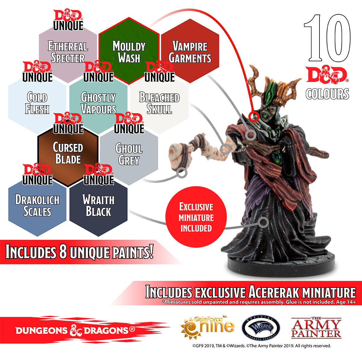 Army Painter D&D Undead Paint Set | 5713799750050